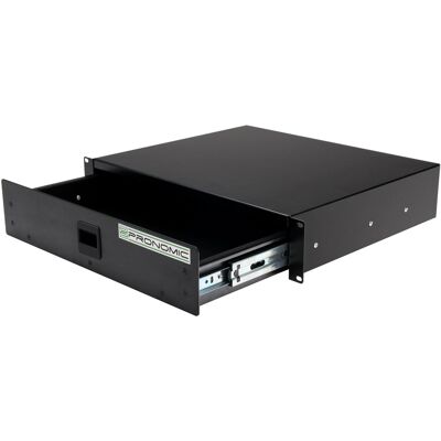 Pronomic Tiroir De Rack Coffre Pour Studio Live 19\" 5500g 2he Dimensions 9x42x38cm Noir - Publicité Pronomic Tiroir De Rack Coffre Pour Studio Live 19\" 5500g 2he Dimensions 9x42x38cm Noir - Publicité