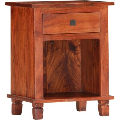 Bois D'Acacia Massif Table De Chevet Table De Nuit Armoire Chambre Vidaxl - Publicité Bois D'Acacia Massif Table De Chevet Table De Nuit Armoire Chambre Vidaxl - Publicité
