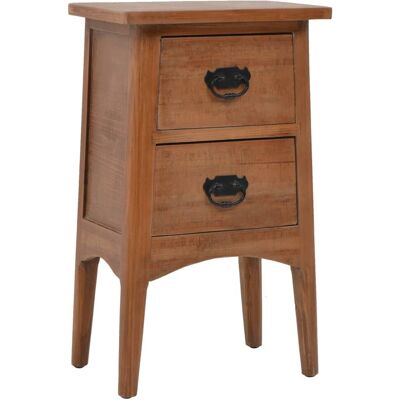 Table De Chevet Bois Sapin Sapin Massif Marron Table De Nuit Chambre Vidaxl - Publicité Table De Chevet Bois Sapin Sapin Massif Marron Table De Nuit Chambre Vidaxl - Publicité