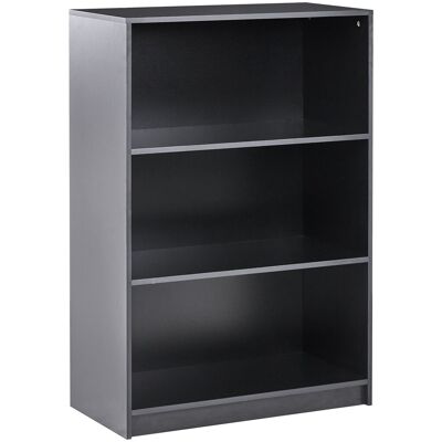 Beliani Bibliothèque À 3 Étagères Minimaliste En Aggloméré 80 X 40 Cm Finition Mate Noir - Publicité Beliani Bibliothèque À 3 Étagères Minimaliste En Aggloméré 80 X 40 Cm Finition Mate Noir - Publicité