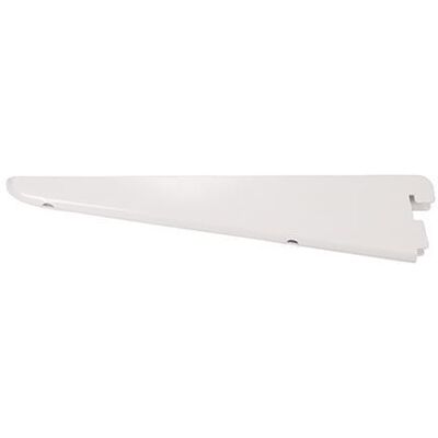 Timco - Twin Slot Shelf Bracket - Blanc - 220mm - Shelf Bracket - Publicité Timco - Twin Slot Shelf Bracket - Blanc - 220mm - Shelf Bracket - Publicité