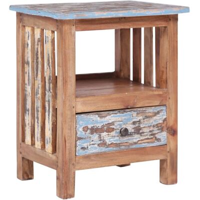 Table De Chevet Armoire De Lit Rangement Chambre Bois D'Acajou Massif Vidaxl - Publicité Table De Chevet Armoire De Lit Rangement Chambre Bois D'Acajou Massif Vidaxl - Publicité