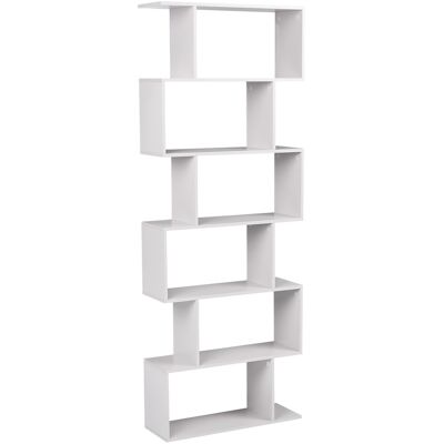 Beliani Bibliothèque Minimaliste En Aggloméré 6 Étagères Ouvertes Meuble De Rangement Bl - Publicité Beliani Bibliothèque Minimaliste En Aggloméré 6 Étagères Ouvertes Meuble De Rangement Bl - Publicité