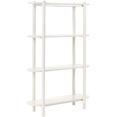 Beliani Bibliothèque Retro En Mdf Mélaminé 170 X 110 Cm À 3 Étagères Meuble De Rangement - Publicité Beliani Bibliothèque Retro En Mdf Mélaminé 170 X 110 Cm À 3 Étagères Meuble De Rangement - Publicité