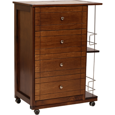 Chariot de rangement Giada de Liberoshopping avec porte-bouteilles - Chariot de rangement - Publicité Chariot de rangement Giada de Liberoshopping avec porte-bouteilles - Chariot de rangement - Publicité