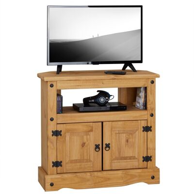 Idimex Meuble Banc Tv Style Mexicain 2 Portes 1 Niche Pin Massif Finition Teinté/ciré - Publicité Idimex Meuble Banc Tv Style Mexicain 2 Portes 1 Niche Pin Massif Finition Teinté/ciré - Publicité