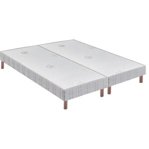 Sommier Tapissier Bultex Confort Ferme + Pieds 2x80x200 - Publicité Sommier Tapissier Bultex Confort Ferme + Pieds 2x80x200 - Publicité