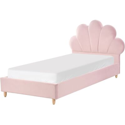 Beliani Lit Simple Moderne Pour Enfant Avec Cadre À Lattes 90 X 200 Cm Tête De Lit Rembo - Publicité Beliani Lit Simple Moderne Pour Enfant Avec Cadre À Lattes 90 X 200 Cm Tête De Lit Rembo - Publicité