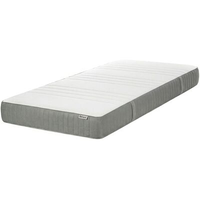 Beliani Matelas En Mousse Moyenne Avec Housse Amovible 90 X 200 Cm En Polyester - Publicité Beliani Matelas En Mousse Moyenne Avec Housse Amovible 90 X 200 Cm En Polyester - Publicité