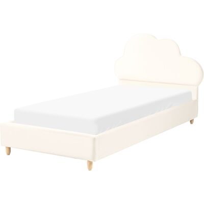 Beliani Lit Simple Moderne Pour Enfant Avec Cadre À Lattes 90 X 200 Cm Tête De Lit Rembo - Publicité Beliani Lit Simple Moderne Pour Enfant Avec Cadre À Lattes 90 X 200 Cm Tête De Lit Rembo - Publicité