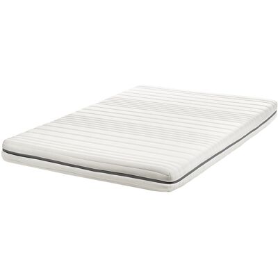 Beliani Matelas Double À Mousse 120 X 200 Cm Rembourrage Polyester Housse Amovible - Publicité Beliani Matelas Double À Mousse 120 X 200 Cm Rembourrage Polyester Housse Amovible - Publicité