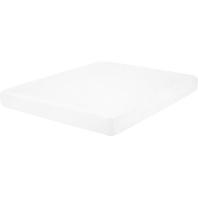 Matelas en Mousse Beliani Tissu Blanc EU Double - Publicité Matelas en Mousse Beliani Tissu Blanc EU Double - Publicité