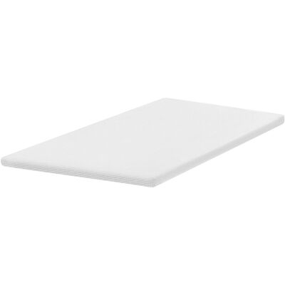 Housse de Matelas en Mousse de Latex BELIANI - Respirante, Confort Supplémentaire - Publicité Housse de Matelas en Mousse de Latex BELIANI - Respirante, Confort Supplémentaire - Publicité