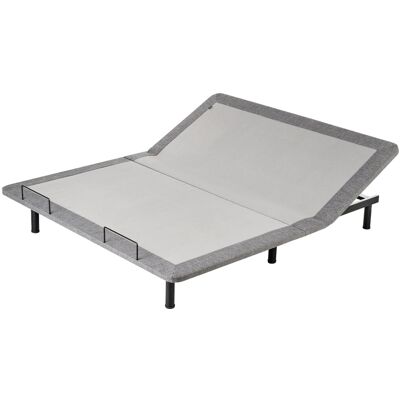 Beliani Sommier Électrique Réglable En Fer Et Polyester 180 X 200 Cm Avec Télécommande G - Publicité Beliani Sommier Électrique Réglable En Fer Et Polyester 180 X 200 Cm Avec Télécommande G - Publicité