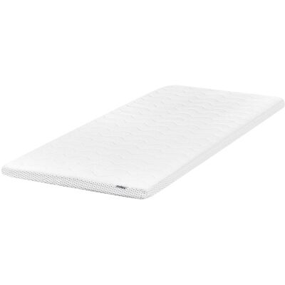 Beliani Surmatelas Mousse De Gel 90 X 200 Cm Blanc Frosty - Publicité Beliani Surmatelas Mousse De Gel 90 X 200 Cm Blanc Frosty - Publicité