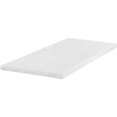 BELIANI - Gracious - Blanc - 90x200 - Protège-matelas - Publicité BELIANI - Gracious - Blanc - 90x200 - Protège-matelas - Publicité