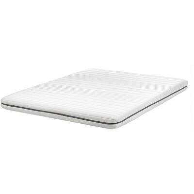Matelas en Mousse Blanc Beliani - Taille Simple - Fermeté Moyenne - 140x200 cm - Publicité Matelas en Mousse Blanc Beliani - Taille Simple - Fermeté Moyenne - 140x200 cm - Publicité
