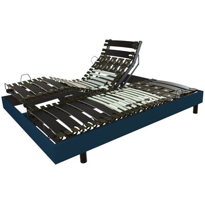 Base de lit électrique Alliance Finition tissu 2x80x200 - Matelas et sommier - Publicité Base de lit électrique Alliance Finition tissu 2x80x200 - Matelas et sommier - Publicité