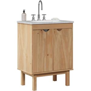 vidaXL Meuble lavabo OTTA - Pin rustique - 59x40x80cm - Meubles de salle de bain - Publicité vidaXL Meuble lavabo OTTA - Pin rustique - 59x40x80cm - Meubles de salle de bain - Publicité