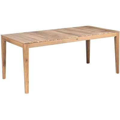 Beliani Table De Jardin Rustique En Bois D'Acacia Certifié 180 X 90 Cm Plateau Rectangul - Publicité Beliani Table De Jardin Rustique En Bois D'Acacia Certifié 180 X 90 Cm Plateau Rectangul - Publicité