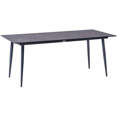 Beliani Table De Jardin Avec Plateau Hpl Et Cadre En Aluminium Résistante Aux Uv À L'Eau - Publicité Beliani Table De Jardin Avec Plateau Hpl Et Cadre En Aluminium Résistante Aux Uv À L'Eau - Publicité
