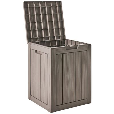 Beliani Coffre De Rangement Pour Jardin En Polypropylène 46 X 58 Cm Meuble D'Extérieur T - Publicité Beliani Coffre De Rangement Pour Jardin En Polypropylène 46 X 58 Cm Meuble D'Extérieur T - Publicité