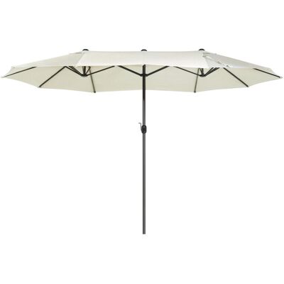 Parasol de Jardin Beliani - Double Toile Résistante aux Intempéries 270x460 cm - Publicité Parasol de Jardin Beliani - Double Toile Résistante aux Intempéries 270x460 cm - Publicité