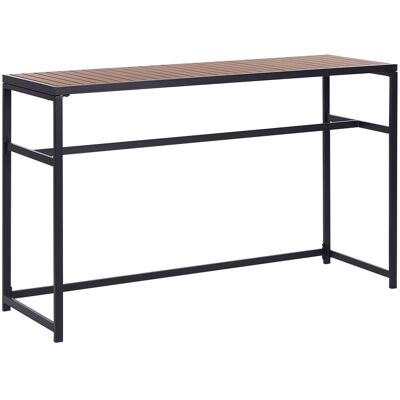Beliani Table De Jardin Moderne En Acier 150 X 50 Cm Intérieur Extérieur Salle À Manger - Publicité Beliani Table De Jardin Moderne En Acier 150 X 50 Cm Intérieur Extérieur Salle À Manger - Publicité