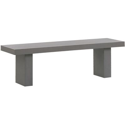 Banquette de Jardin Beliani Grise en Béton - Banquette - Gris - 40x45x150 cm - Publicité Banquette de Jardin Beliani Grise en Béton - Banquette - Gris - 40x45x150 cm - Publicité