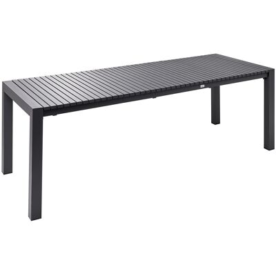 Beliani Table De Jardin Extensible Moderne En Aluminium Thermolaqué 160/220 X 90 Cm Meub - Publicité Beliani Table De Jardin Extensible Moderne En Aluminium Thermolaqué 160/220 X 90 Cm Meub - Publicité