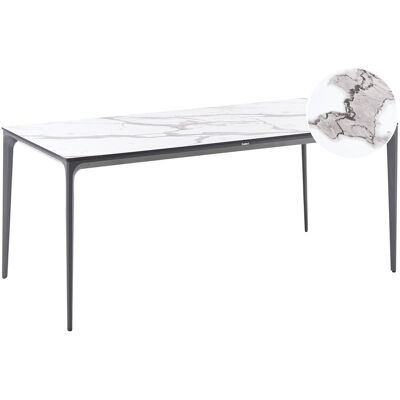 Beliani Table De Jardin Avec Plateau En Hpl Et Structure En Aluminium Résistante Aux Uv - Publicité Beliani Table De Jardin Avec Plateau En Hpl Et Structure En Aluminium Résistante Aux Uv - Publicité