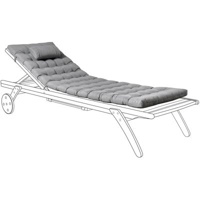Beliani Coussin Pour Transat En Polyester Avec Appui-Tête Bain De Soleil Résistant Aux U - Publicité Beliani Coussin Pour Transat En Polyester Avec Appui-Tête Bain De Soleil Résistant Aux U - Publicité