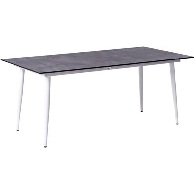 Beliani Table De Jardin Avec Plateau Hpl Et Cadre En Aluminium Résistante Aux Uv À L'Eau - Publicité Beliani Table De Jardin Avec Plateau Hpl Et Cadre En Aluminium Résistante Aux Uv À L'Eau - Publicité