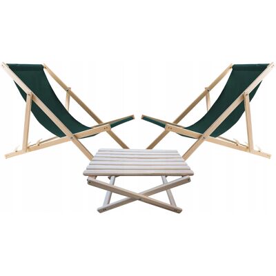 Woodok - 2-SeaterLoungeCoffeeTable - Vert - Publicité Woodok - 2-SeaterLoungeCoffeeTable - Vert - Publicité