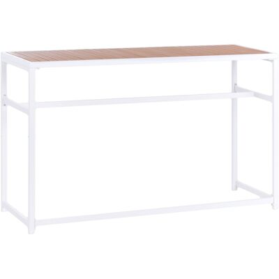 Beliani Table De Jardin Moderne En Acier 150 X 50 Cm Intérieur Extérieur Salle À Manger - Publicité Beliani Table De Jardin Moderne En Acier 150 X 50 Cm Intérieur Extérieur Salle À Manger - Publicité