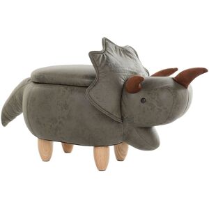 Beliani - Pouf Pour Enfant - Triceratops - Polyester, Vert Foncé - Publicité Beliani - Pouf Pour Enfant - Triceratops - Polyester, Vert Foncé - Publicité