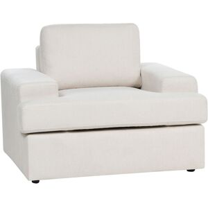 Fauteuil Beige Clair Beliani Polyester - Fauteuil - Publicité Fauteuil Beige Clair Beliani Polyester - Fauteuil - Publicité