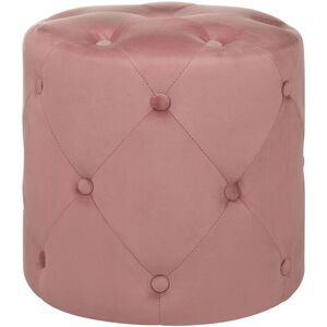 Beliani - Pouf - Corolla - Rose, Velours - Publicité Beliani - Pouf - Corolla - Rose, Velours - Publicité