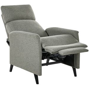 Beliani Fauteuil Inclinable Manuellement Rétro En Tissu Avec Dossier Réglable Et Repose- - Publicité Beliani Fauteuil Inclinable Manuellement Rétro En Tissu Avec Dossier Réglable Et Repose- - Publicité
