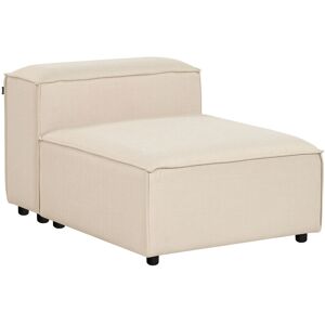 Beliani Fauteuil Moderne Module De Siège 1 Place Pieds Noirs Tissu Rembourré Beige Ardal - Publicité Beliani Fauteuil Moderne Module De Siège 1 Place Pieds Noirs Tissu Rembourré Beige Ardal - Publicité