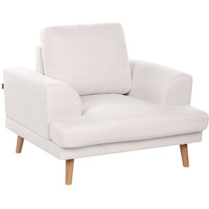 Beliani Fauteuil Moderne En Tissu Moelleux Accoudoirs Profilés Meuble De Salon Beige Cla - Publicité Beliani Fauteuil Moderne En Tissu Moelleux Accoudoirs Profilés Meuble De Salon Beige Cla - Publicité