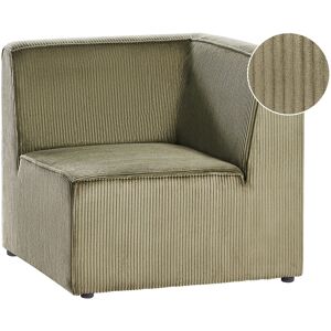 Beliani Fauteuil D'Angle À Droite Moderne En Velours Côtelé 1 Place Module Modulable Ver - Publicité Beliani Fauteuil D'Angle À Droite Moderne En Velours Côtelé 1 Place Module Modulable Ver - Publicité