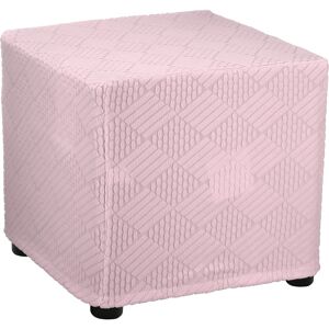 Uxcell Housse Pour Ottoman Extensible Rayée, Carrée 14\\\"-17\\\", Rose Clair - Publicité Uxcell Housse Pour Ottoman Extensible Rayée, Carrée 14\\\"-17\\\", Rose Clair - Publicité