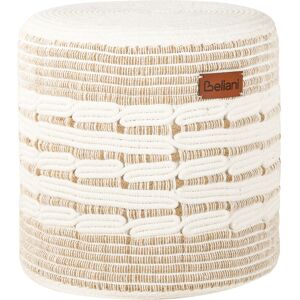 BELIANI Abtin Blanc Beige - Pouf - Publicité BELIANI Abtin Blanc Beige - Pouf - Publicité