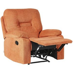 Beliani Fauteuil Moderne En Tissu Inclinable Manuellement Rembourré Avec Repose-Pieds Or - Publicité Beliani Fauteuil Moderne En Tissu Inclinable Manuellement Rembourré Avec Repose-Pieds Or - Publicité