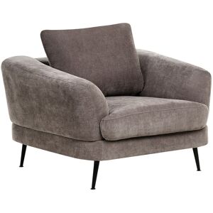 Beliani Fauteuil En Tissu Avec Accoudoirs Et Pieds En Fer Meuble De Salon Taupe Kjaer - Publicité Beliani Fauteuil En Tissu Avec Accoudoirs Et Pieds En Fer Meuble De Salon Taupe Kjaer - Publicité