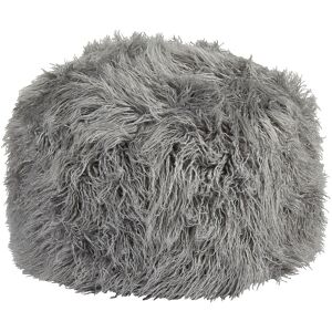 Beliani Tukki Pouf en Faux-Fourrure Grise Carré - Pouf - Publicité Beliani Tukki Pouf en Faux-Fourrure Grise Carré - Pouf - Publicité