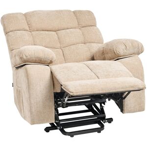 Beliani Fauteuil De Relaxation Moderne En Tissu Inclinable Avec Repose-Pieds Electrique - Publicité Beliani Fauteuil De Relaxation Moderne En Tissu Inclinable Avec Repose-Pieds Electrique - Publicité