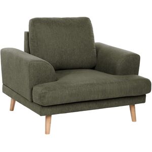 Beliani Fauteuil Moderne En Tissu Moelleux Accoudoirs Profilés Meuble De Salon Vert Kild - Publicité Beliani Fauteuil Moderne En Tissu Moelleux Accoudoirs Profilés Meuble De Salon Vert Kild - Publicité