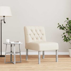 Fauteuil Sans Accoudoirs Chaise Salle De Séjour Lin Design De Boutons Vidaxl - Publicité Fauteuil Sans Accoudoirs Chaise Salle De Séjour Lin Design De Boutons Vidaxl - Publicité